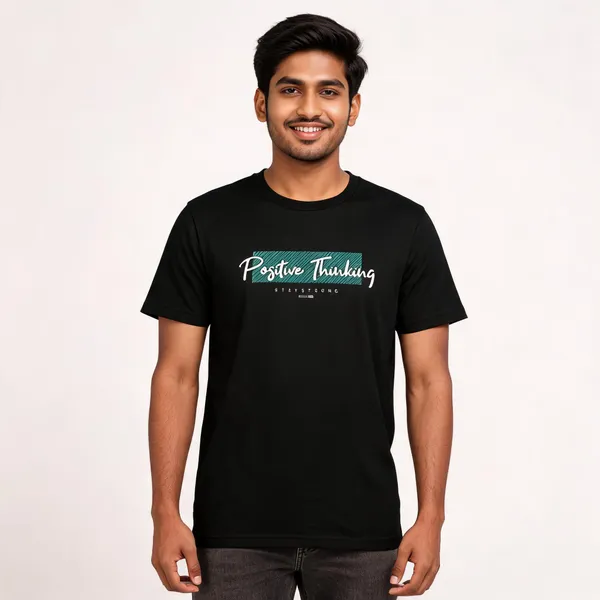 Black_Cotton_Positive_Thinking_Print_Crew_Neck_T-Shirt_For_Men