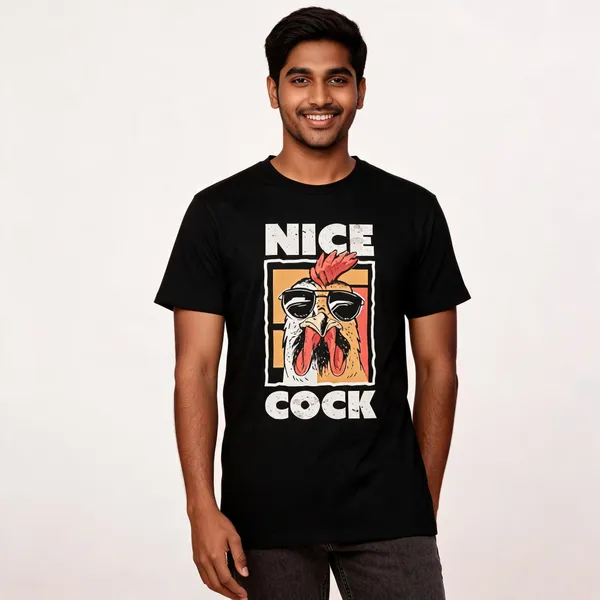 Black_Cotton_Graphic_Print_Round_Neck_T-Shirt_For_Men