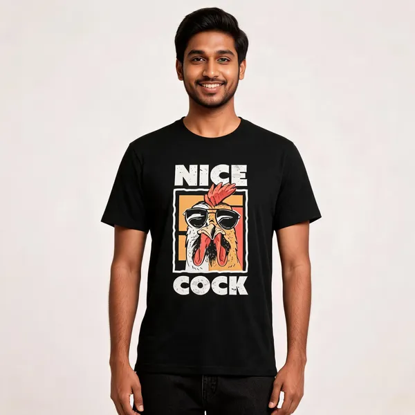 Black_Cotton_Graphic_Print_Round_Neck_T-Shirt_For_Men