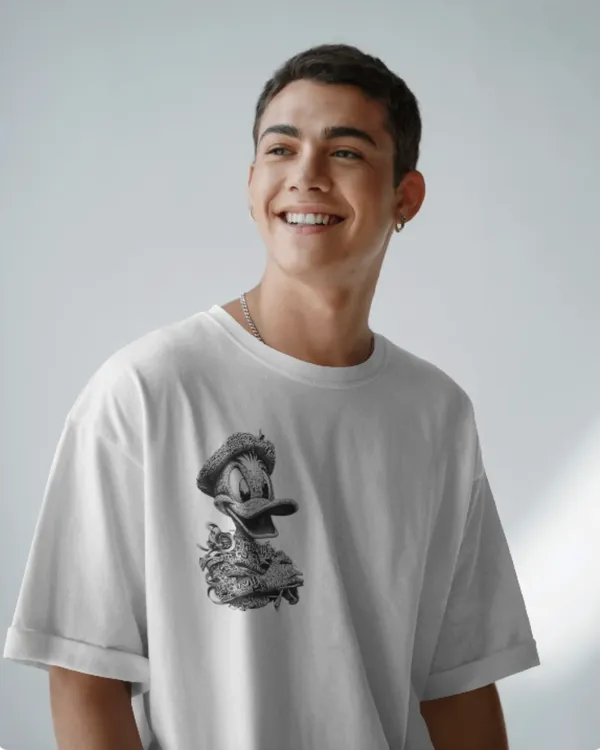 White_Cotton_Oversized_Printed_T-Shirt_For_Men