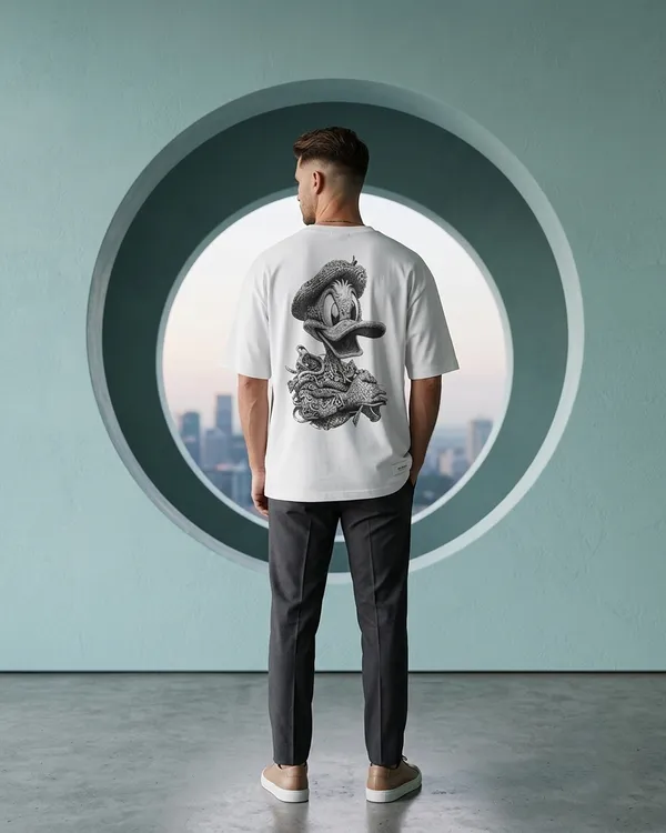 White_Cotton_Oversized_Printed_T-Shirt_For_Men