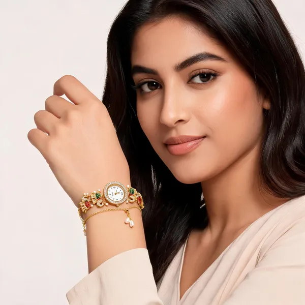 Elephant_watch-_stone_Studded_Bracelet_Watch_For_Women