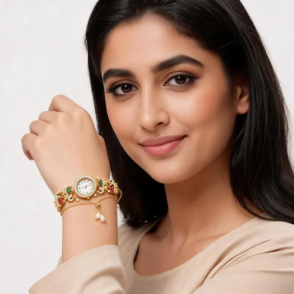 Elephant_watch-_stone_Studded_Bracelet_Watch_For_Women