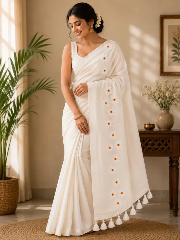 Cotton_Traditional_Floral_Print_Saree_For_Women