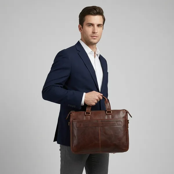 Brown_Genuine_Leather_Messenger_Laptop_Bag_For_Men_And_Women