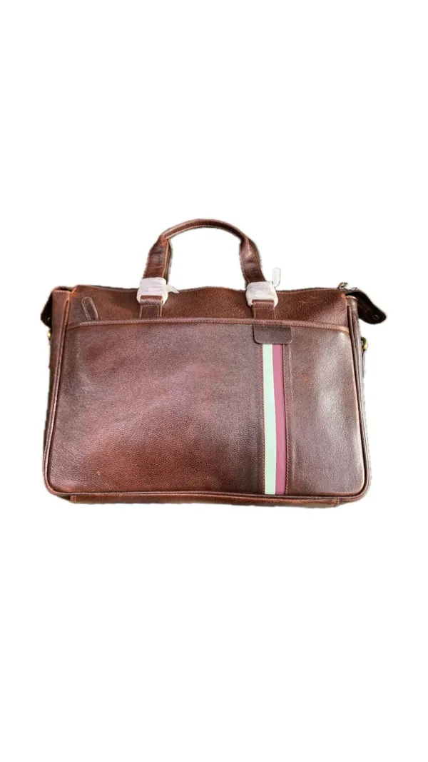 Brown_Leather_Striped_Office_Bag_For_Men_And_Women