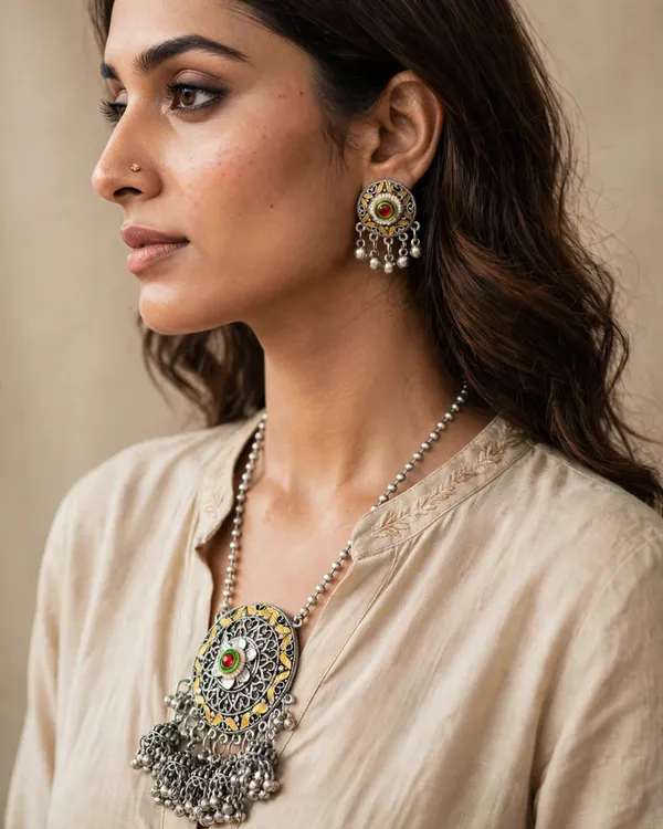 Oxidised_Necklace_Set