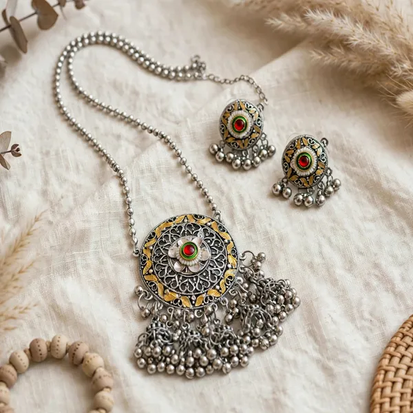 Oxidised_Necklace_Set