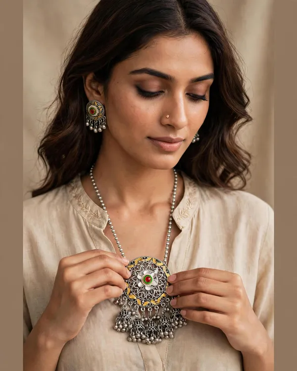 Oxidised_Necklace_Set