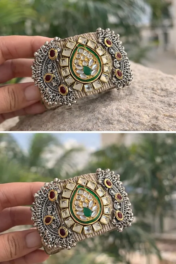 Jute_Kundan_Cuff_Bangle_With_Pearl_Detailing