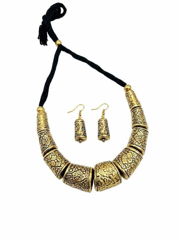 Oxidised_Tribal_Necklace_Set
