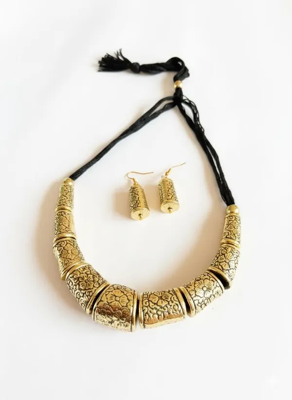 Oxidised_Tribal_Necklace_Set