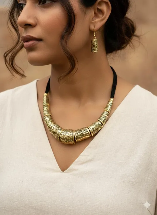 Oxidised_Tribal_Necklace_Set