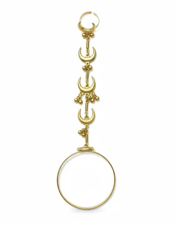 Crescent_Moon_Hand_Harness_Ring_Bracelet