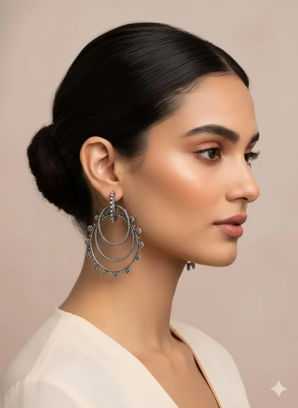 Brass_Oxidised_Layered_Hoop_Earrings