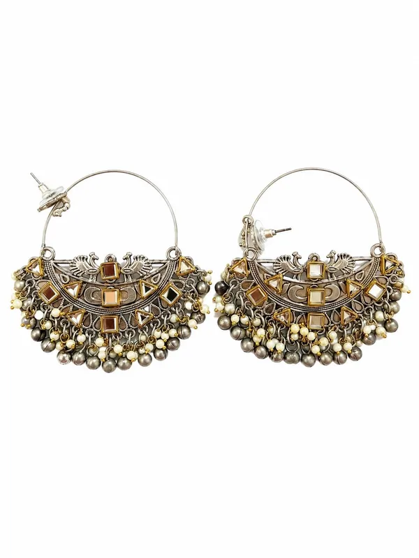 Chandbali_Earrings_With_Pearl_Danglers