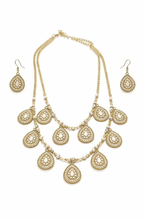 Layered_Necklace_Set_With_Earrings