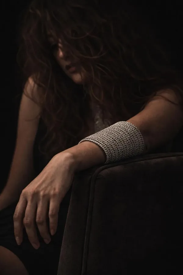Oxidised_Mesh_Hand_Cuff_Bracelet