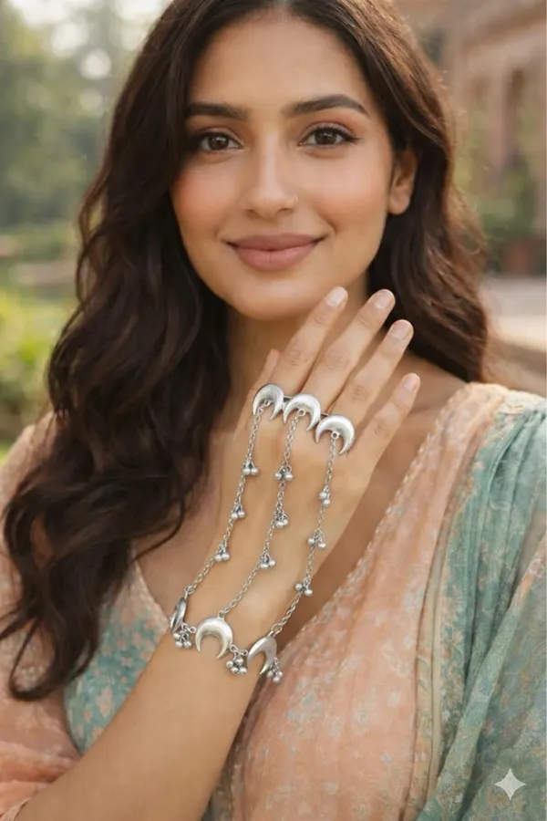 Oxidised_Silver_Hand_Harness_With_Finger_Rings