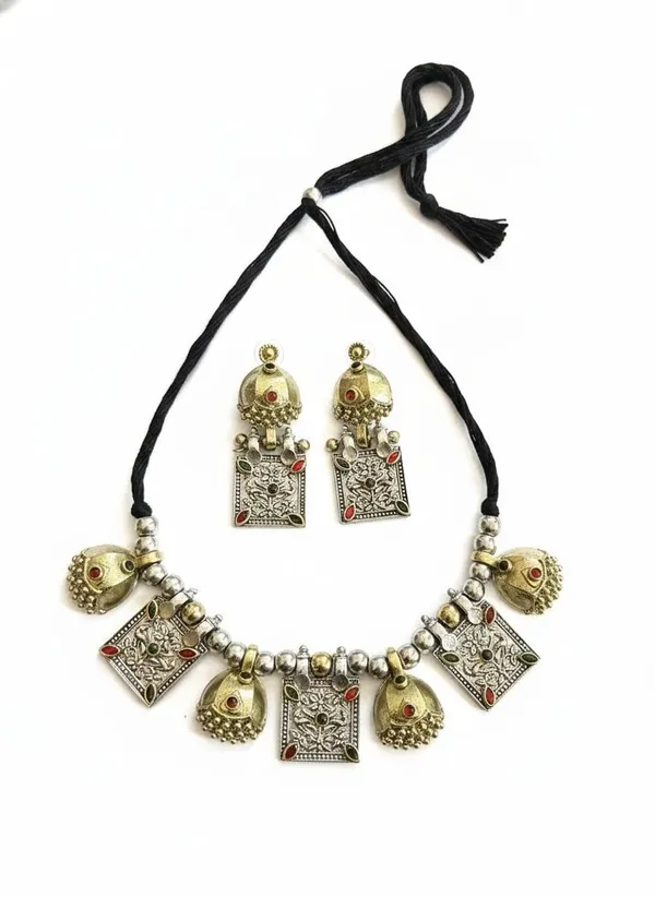 Oxidized_Tribal_Necklace_Set