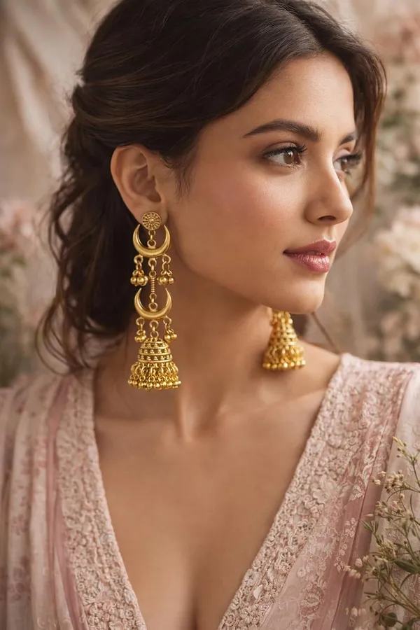 Crescent_Moon_Jhumka_Earrings_With_Ghungroo