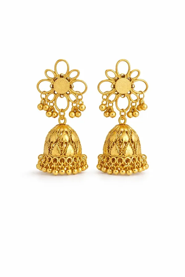 Oxidised_Gold_Tone_Jhumka_Earrings