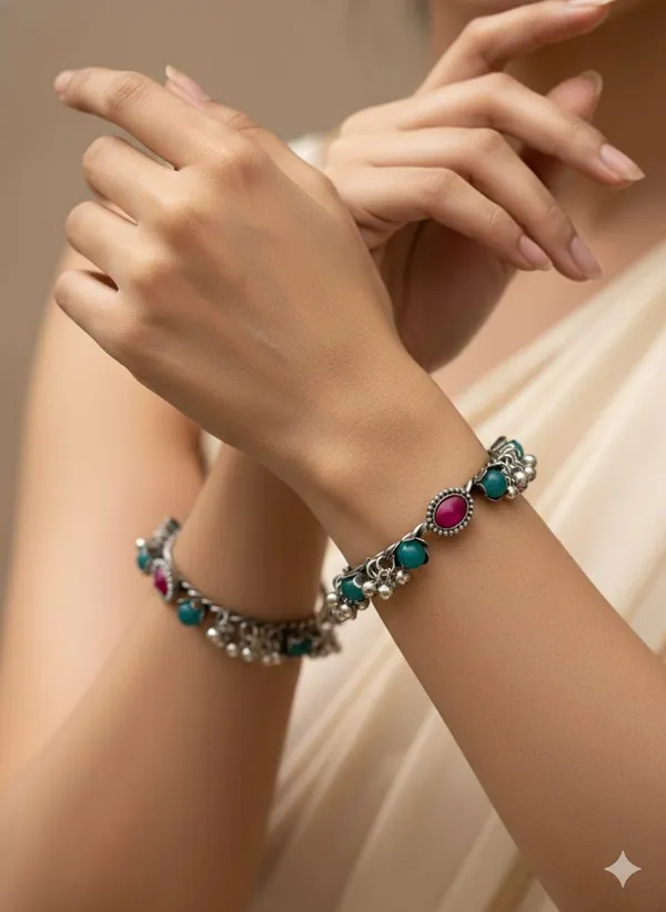 Oxidised_Silver_Tone_Ghungroo_Bangles