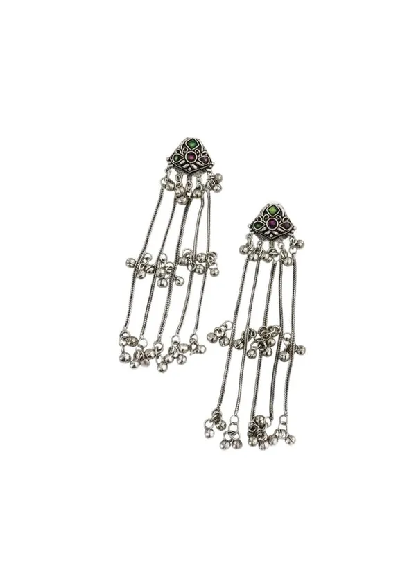 Kashmiri_Silver_Earrings_With_Ghungroo_Bells