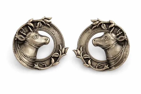 Brass_Stud_Earrings_For_Women
