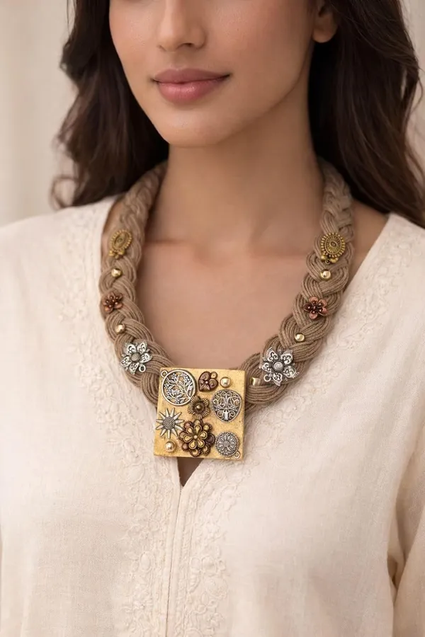 Jute_Necklace_With_Metal_Motifs