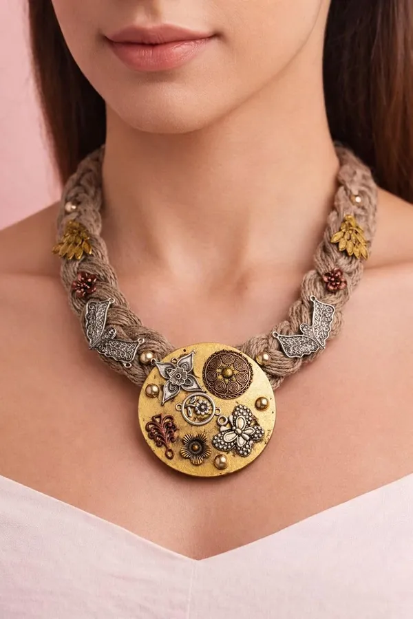 Jute_Necklace_With_Metal_Motifs