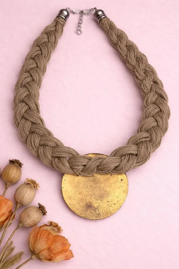 Jute_Necklace_With_Metal_Motifs