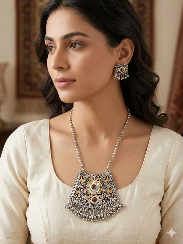 Oxidised_Necklace_Set