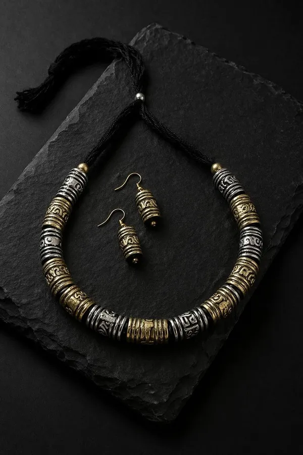 Beaded_Necklace_Set_With_Earrings