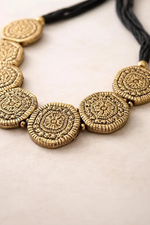 Choker_Necklace_Set_With_Earrings