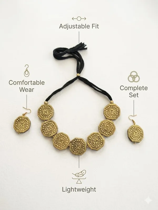 Choker_Necklace_Set_With_Earrings