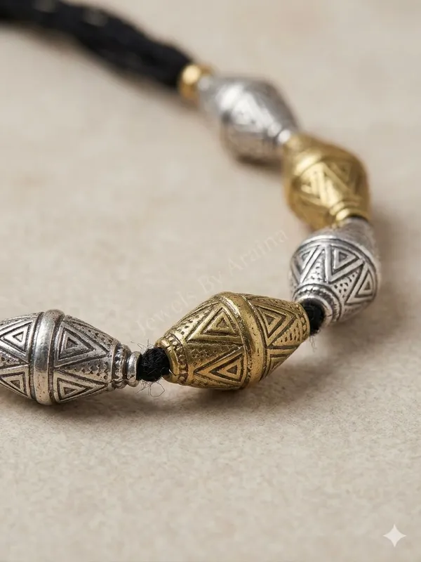 Oxidised_Tribal_Necklace_Set_With_Earrings