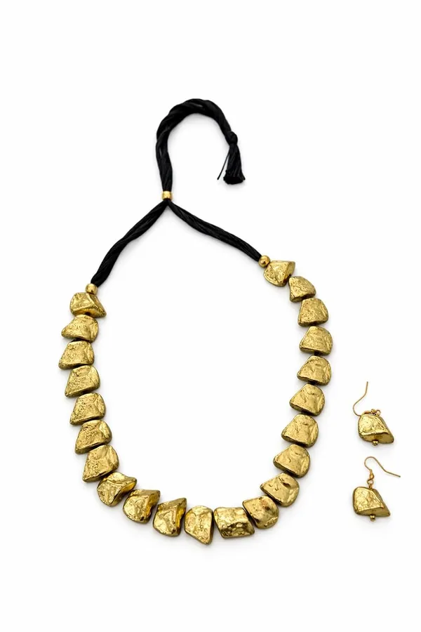 Oxidised_Tribal_Necklace_Set_With_Earrings