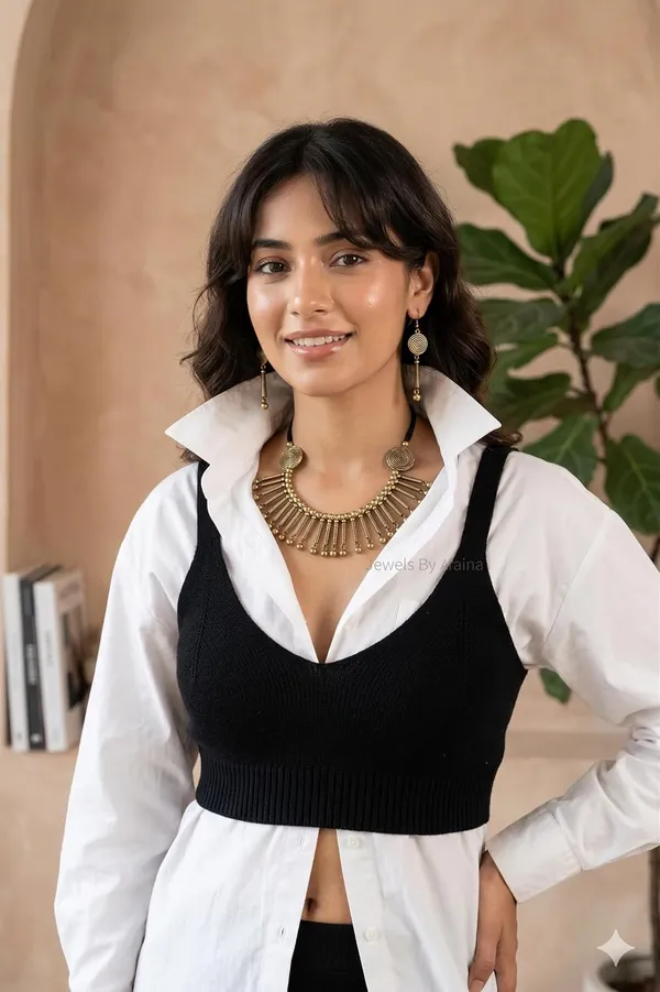 Oxidised_Tribal_Necklace_Set_With_Earrings_Oxidised_Necklace_Set_With_Earrings