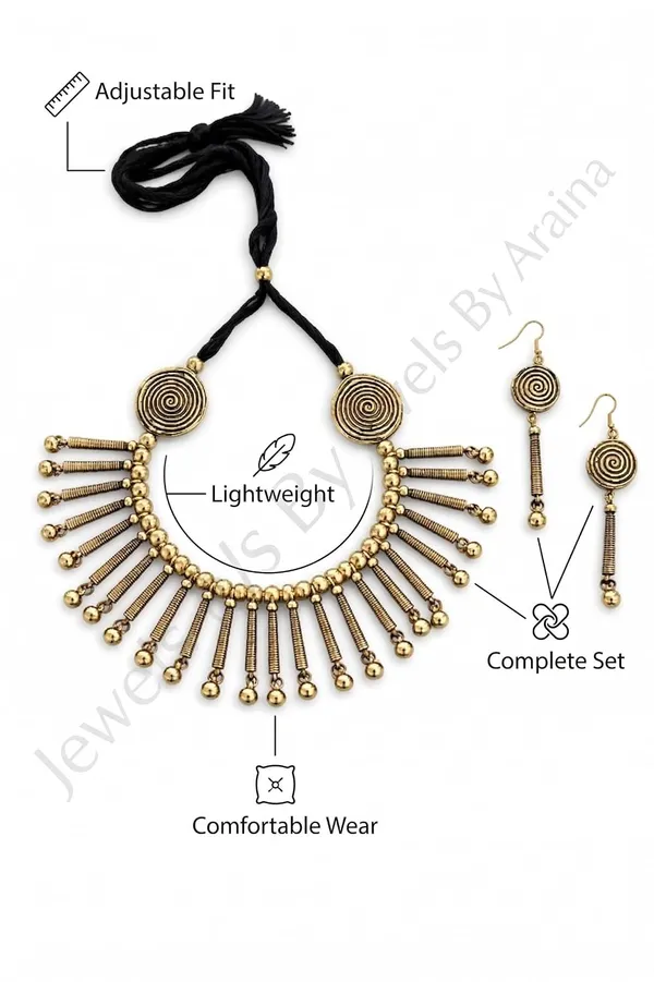 Oxidised_Tribal_Necklace_Set_With_Earrings_Oxidised_Necklace_Set_With_Earrings