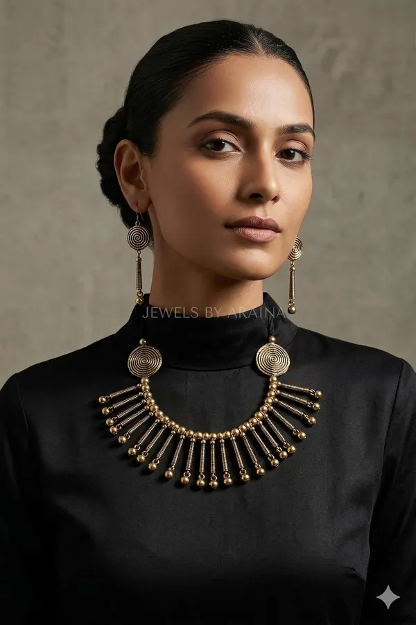 Oxidised_Tribal_Necklace_Set_With_Earrings_Oxidised_Necklace_Set_With_Earrings