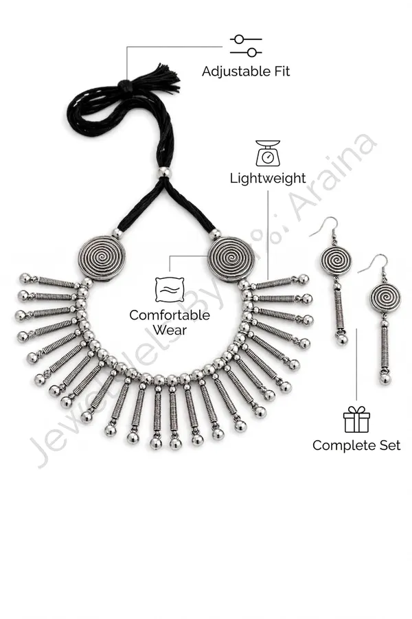 Oxidised_Tribal_Necklace_Set_With_Earrings_End