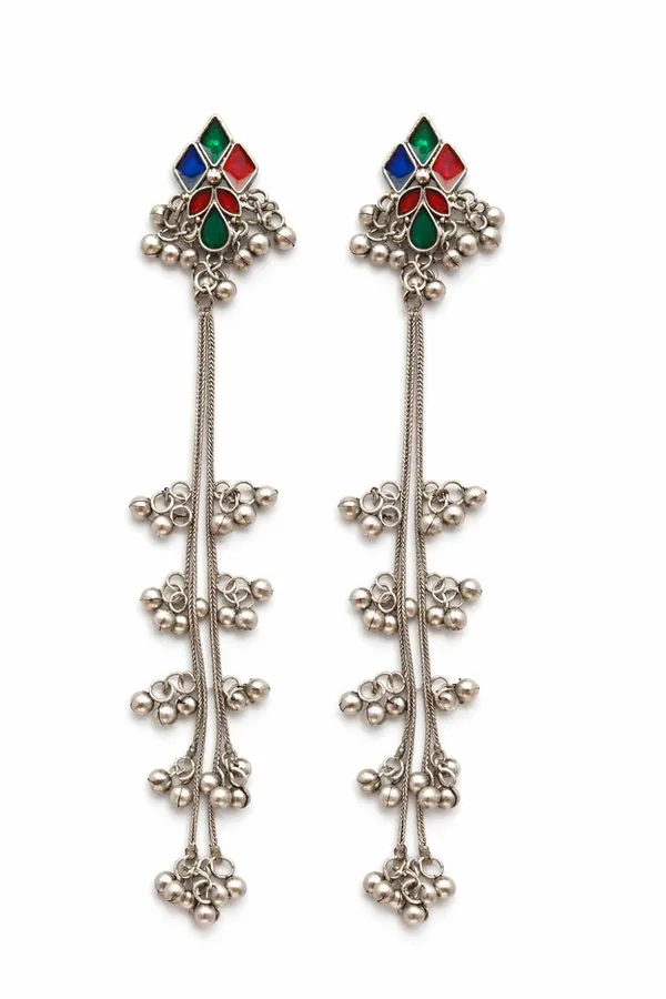 Kashmiri_Ghungroo_Chain_Earrings