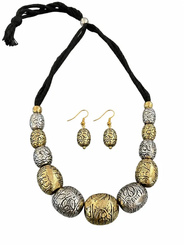 Dual-Tone_Beaded_Necklace_Set