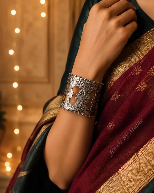 Oxidised_Textured_Cuff_Bracelet