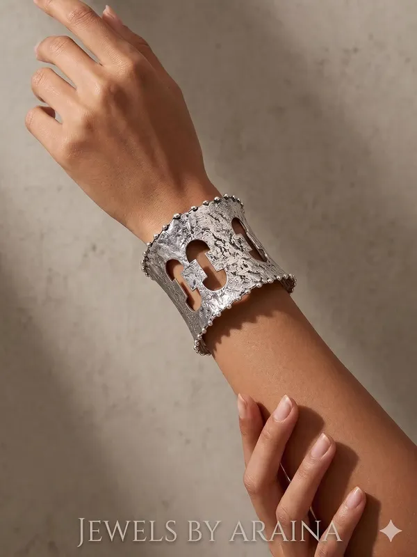 Oxidised_Textured_Cuff_Bracelet