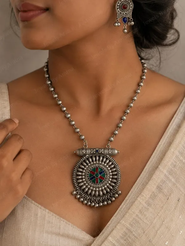 Oxidised_Necklace_Set