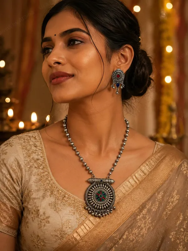 Oxidised_Necklace_Set