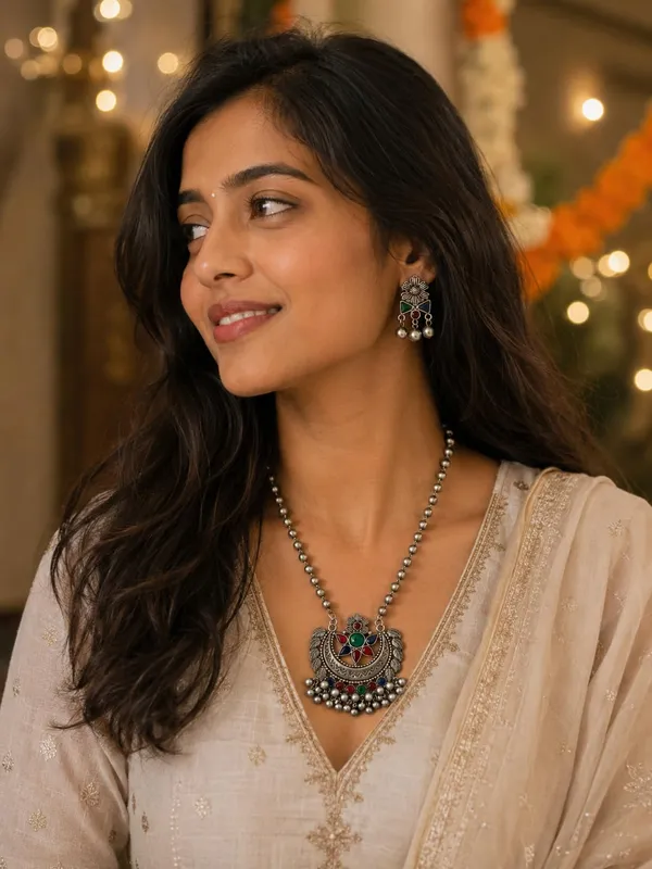 Oxidised_Necklace_Set