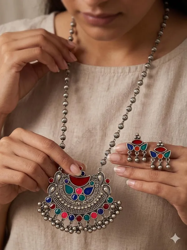 Oxidised_Necklace_Set